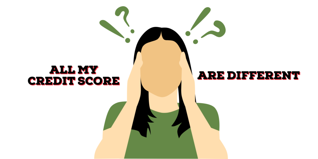 Credit score confusion 